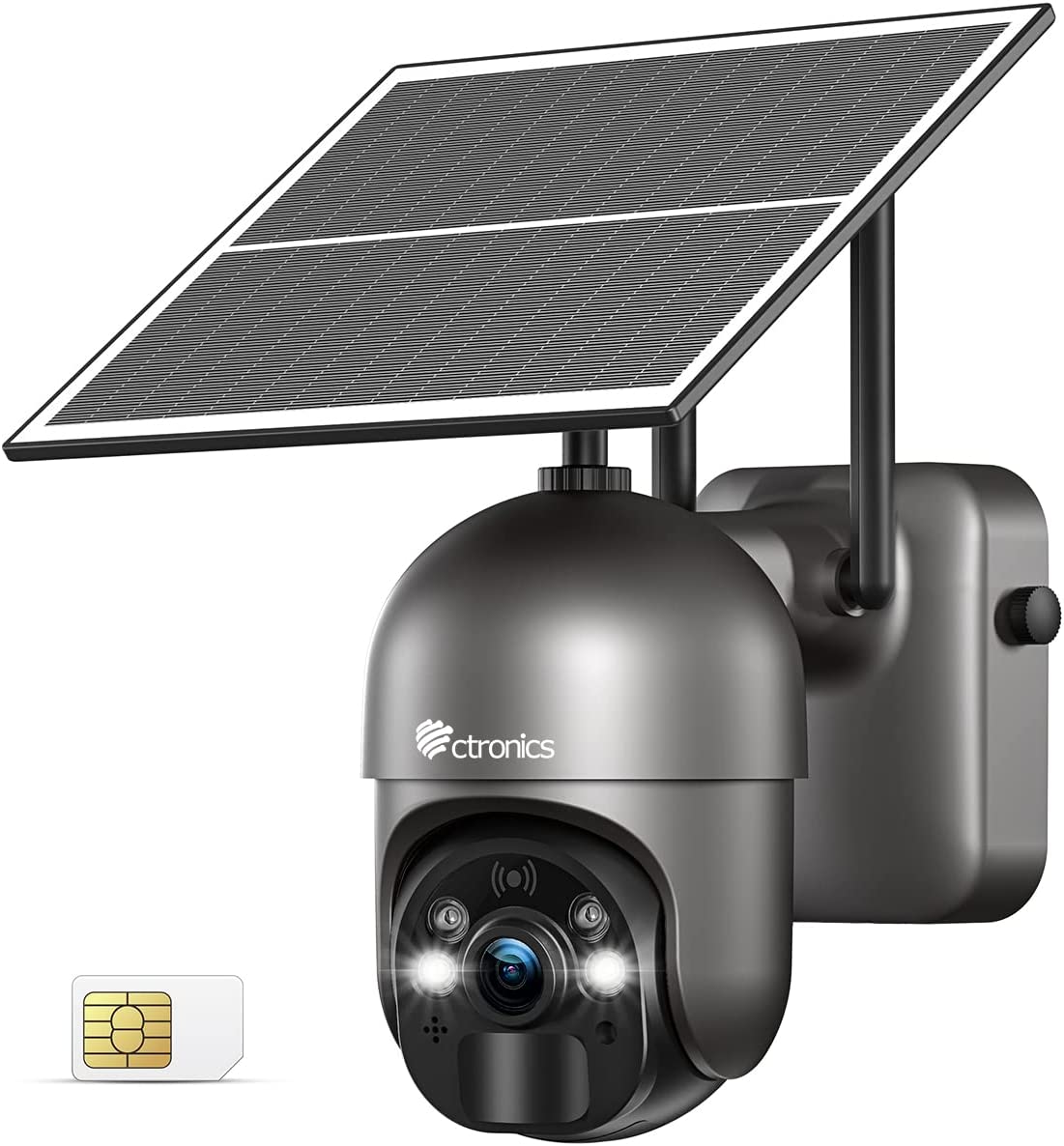 TMEZON Camera Surveillance WiFi Exterieure sans Fil Camera Solaire avec  Batterie